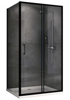 Душевой уголок ABBER Schwarzer Diamant AG30150B5-S60B5 150x60см чёрный